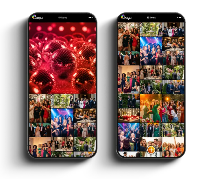 Screenshot of the Snaps photo album customisation screen for font colour selection