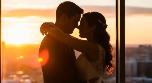 Demonstration of a backlit subject